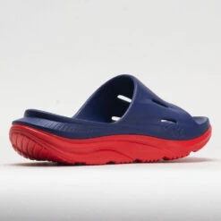HOKA Ora Slide 3 Unisex Bellwether Blue/Red Alert 7 HOKA Ora Slide 3 Unisex Bellwether Blue/Red Alert -Fashion Shoe Store 570614 6