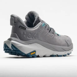 HOKA Kaha 2 Low GTX Women's Sharkskin/Blue Coral -Fashion Shoe Store 631244 6